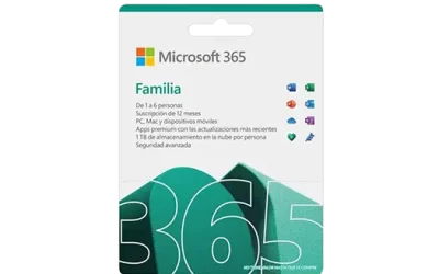 MICROSOFT 365 FAMILY – LICENCIA DE SUSCRIPCIÓN (1 AÑO) – HASTA 6 PERSONAS 6GQ-00088