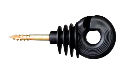 LINSEG – AISLADORES PARA POSTE MADERA – AISLADOR ATORNILLABLE TIPO ANILLO – CERCO GANADERO