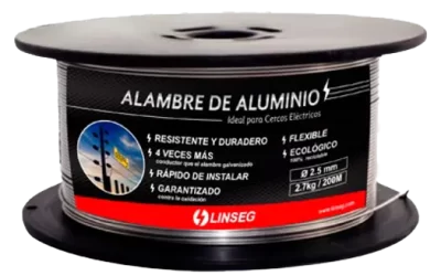 LINSEG – CONDUCTORES – ALAMBRE ALUMINIO AL 200 – CERCO ELECTRICO