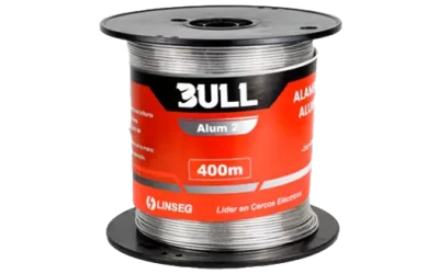 LINSEG – CONDUCTORES – ALAMBRE ALUMINIO – BULL – 2.5 – 400MTS – CERCO GANADERO