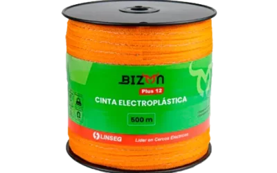 LINSEG – CONDUCTORES DE CERCOS ELECTRICOS – CORDÓN ELECTROPLÁSTICO BIZON PLUS 12 – 500MTS – CERCO GANADERO