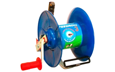 LINSEG – CARRETES PARA CINTA ELECTROPLÁSTICA – CARRETE SÚPER MULTIPLICADOR 1X3 SPEEDROLL 3 – CERCO GANADERO