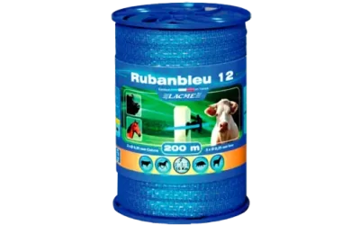 LINSEG – CONDUCTORES DE CERCOS ELECTRICOS – CORDÓN ELECTROPLÁSTICO RUBAMBLEU 12 – 200MTS – CERCO GANADERO