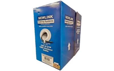 NEWLINK [NEW-9806361] ROLLO DE CABLE INT CAT6 EXTERIOR 305 MTS NEGRO