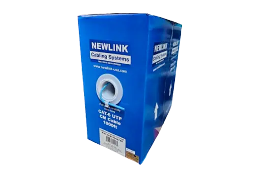 NEWLINK [NEW-9806742] ROLLO DE CABLE INT CAT6 INTERIOR 305 MTS AZUL