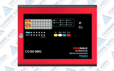 HAGROY HG-FIREMAX8 PANEL CONVENCIONAL DE 8 ZONAS
