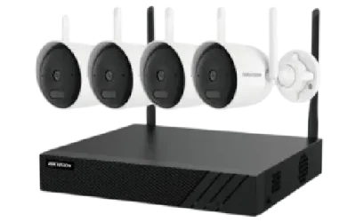 HIKVISION NK844WBH EASYLINK NVR 8CH WIFI – 4 BULLETS 4MP